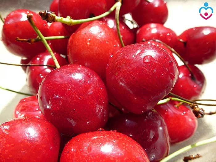 Remove cherries from diet when breastfeeding