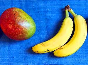 Banana and Mango Paste