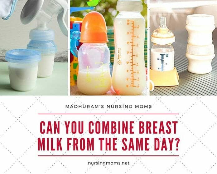 Can You Combine Breast Milk From The Same Day?