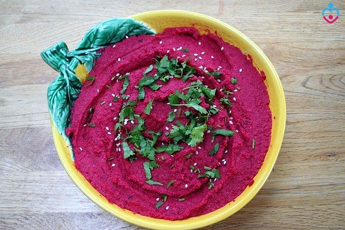 Beetroot Hummus For Babies