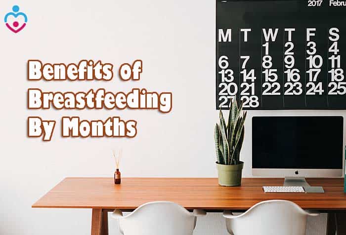 Benefits of breastfeeding by months