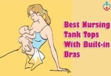 Best nursing tank tops with built in bras