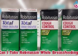 Can I take Robitussin while breastfeeding?