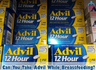 Can you take Advil while breastfeeding?