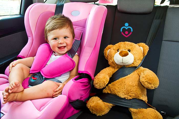Car seat stroller safety features
