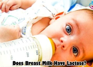 Does breast milk have lactose?