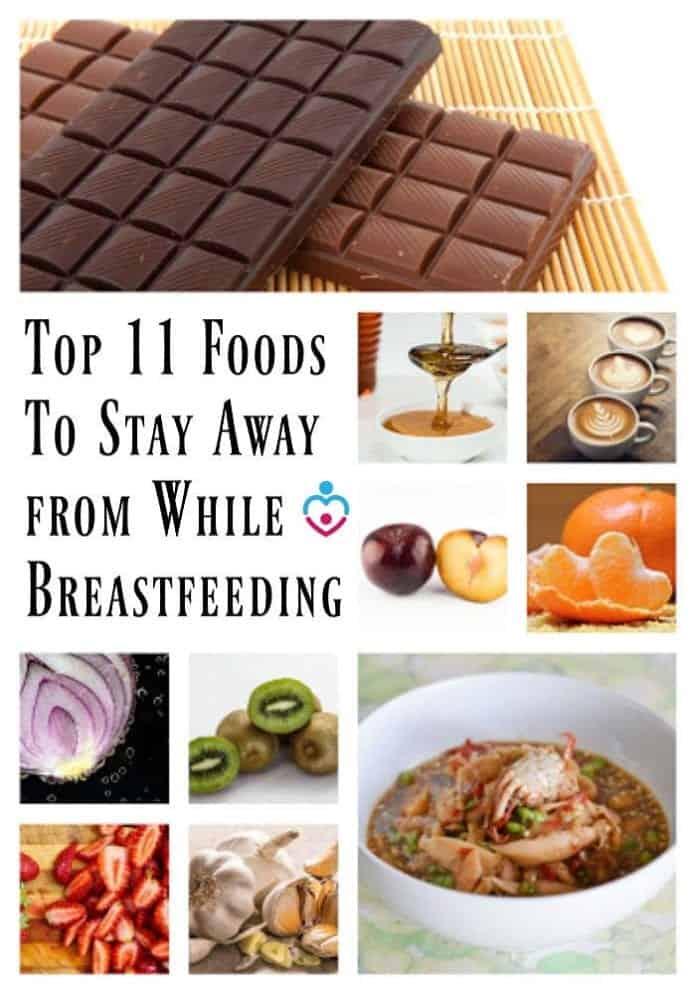 Foods to stay away from while breastfeeding