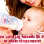 How long can formula sit out at room temperature?