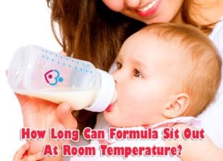 How long can formula sit out at room temperature?