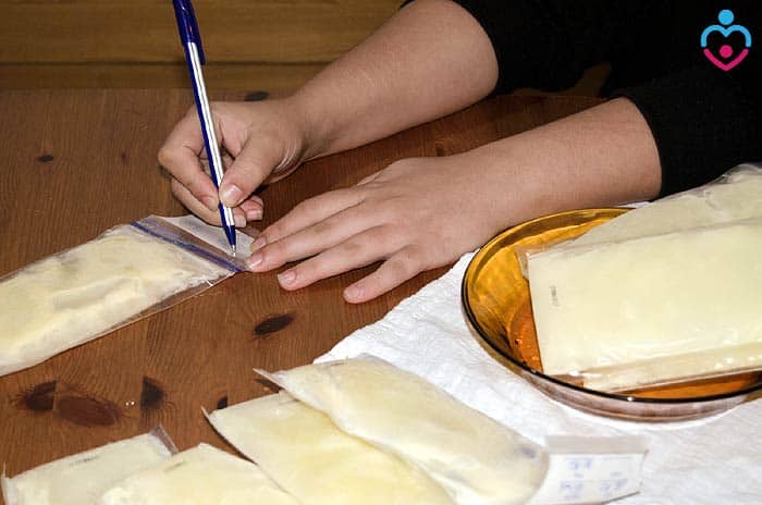 Labelling Breast Milk Storage Bags