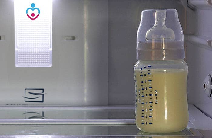 Refrigerate thawed breast milk
